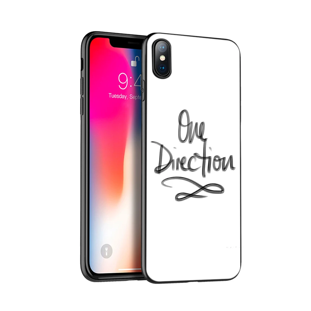 Черный чехол ТПУ для iphone 5 5s se 6 6s 7 8 plus x 10 чехол силиконовый чехол для iphone XR XS MAX чехол Niall Horan One Direction