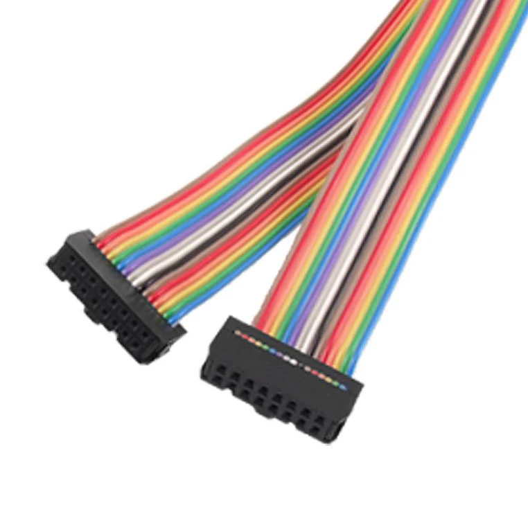 Новый стиль 2 54 мм Шаг 16 Pin женский разъем IDC Радуга Цвет плоского ленточного