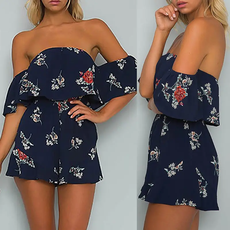 Модные женские Клубные Летние шифоновые Цветочные оборки без рукавов с