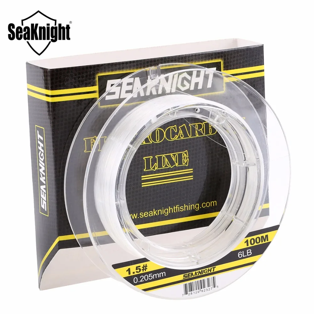 SeaKnight 50 м 100 м японский материал 3-100LB Фторуглеродные рыболовные лески из углеродного волокна для ловли карпа
