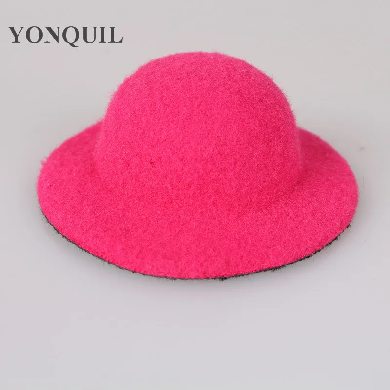 7 см Мини Топ шляпа милая девочка chapeau головной убор DIY аксессуары для волос bowler вечерние события очарование база детская прическа многоцветный