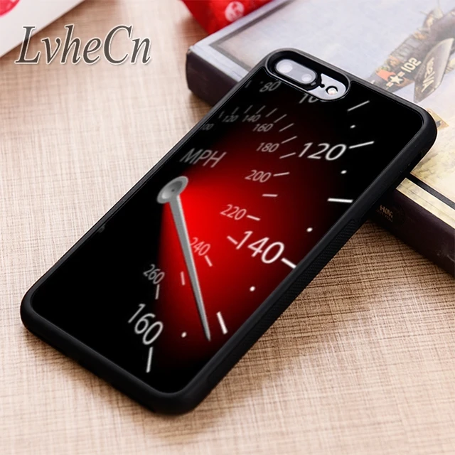 Чехол для телефона LvheCn с спидометром iPhone 5 6 6s 7 8 plus X XR XS max 11 12 Pro Samsung Galaxy S7 edge S8 S9