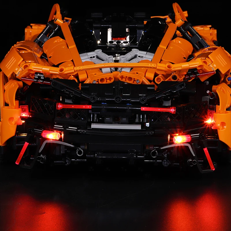 Набор светодиодных ламп для McLaren P1 hypercar 1 8 XQ 1001 Porsche technic Racing Car совместимый 20001 3368