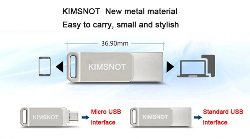 Kimsnot 64 ГБ 32 ГБ OTG USB флеш-накопитель 16 ГБ 8 ГБ Флешка для Android смартфон планшет ручка-накопитель диск карта памяти новое поступление