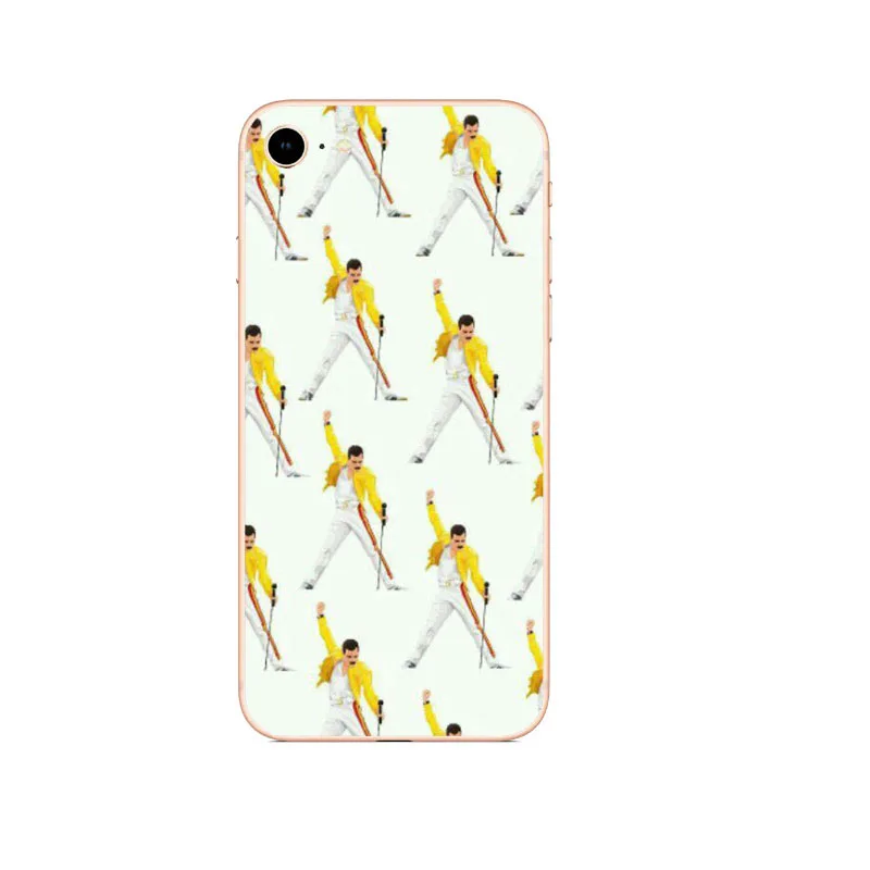 Freddie Mercury Rainha Band Qualidade Роскошный чехол для телефона iPhone 8 7 6 5 4 Plus X XS max 11 11PROMAX матовый