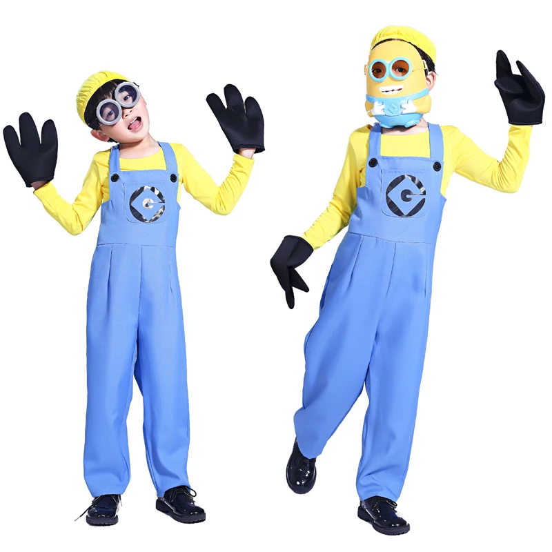 Костюм на Хэллоуин для мальчиков костюм маленьких желтых людей Гадкий я ролевая