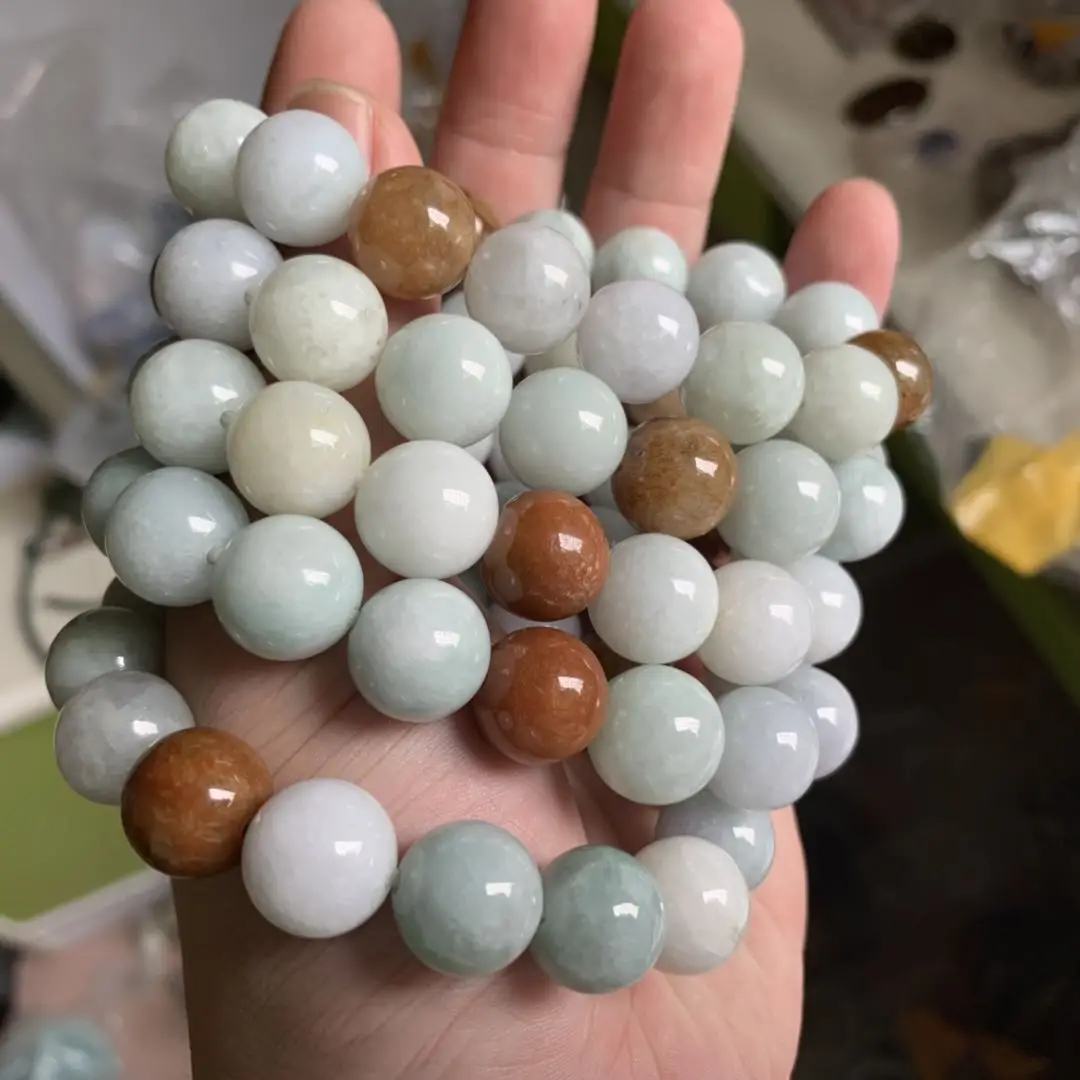 

natural Myanmar jades/ jadeites stone beads bracelet natural stone jewelry bracelet for woman for man strand 15" wholesale !