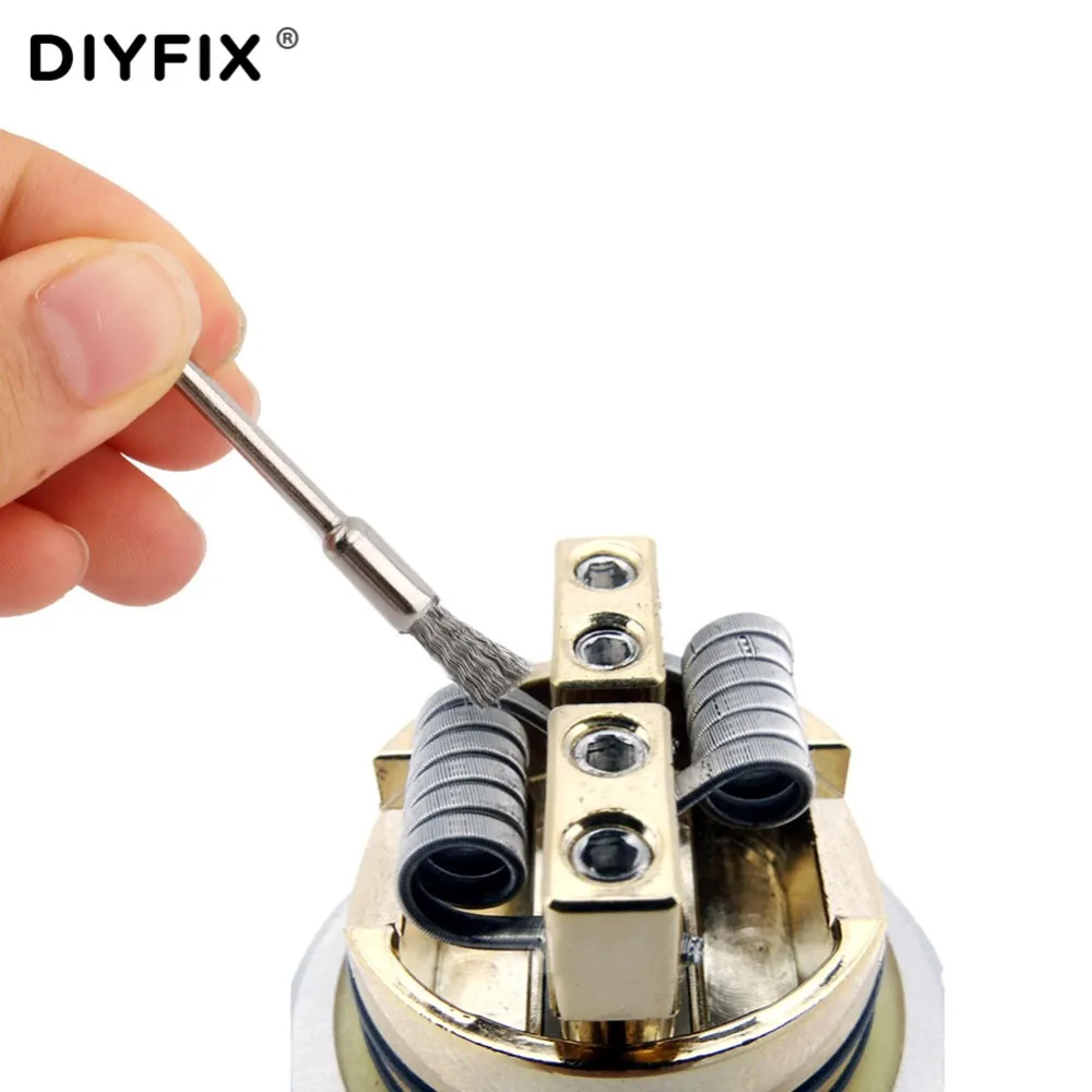 DIYFIX 5 шт. щетка RDA для чистки катушек Электронная сигарет нагревательные катушки