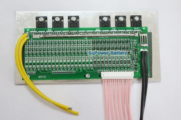 SuPower 16 S 57 6 V 59 2 60 100A литий ионная LiPo батарея BMS система управления баланс PCB