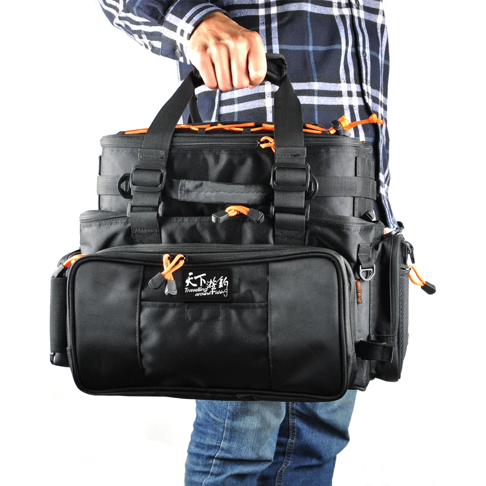 Сумка для рыбалки большой емкости 2 шт. многофункциональная сумка удочки Bolsa De Pesca