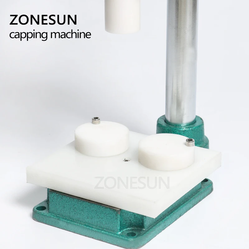 ZONESUN Машина Для Укупоривания стеклянных флаконов духов опрессовочная машина для парфюмерных колец