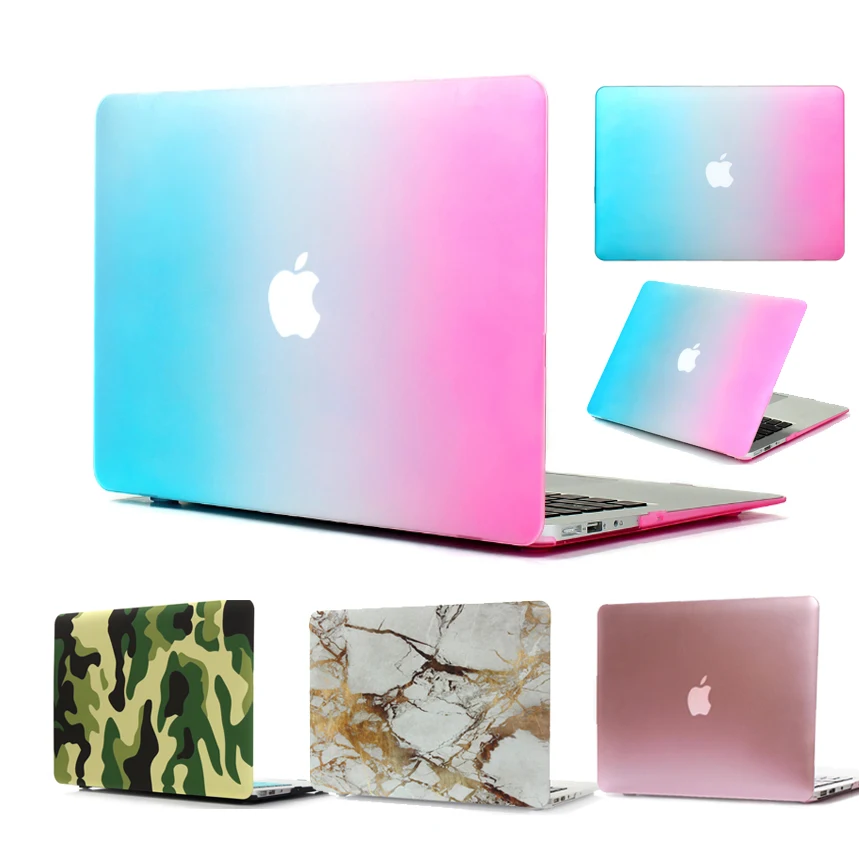 Тонкий жесткий ПВХ чехол для Macbook Pro 13 15 A1278 A1286 Мрамор Радуга матовый чехол для ноутбука Macbook Pro 13 15 компакт-дисков Встроенная память ноутбука кожного покрова