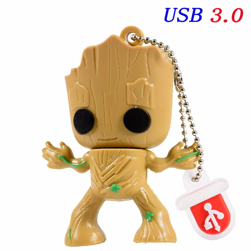 A Jaster Lovely Мультфильм флэш-накопитель USB мини дерево человек карта памяти USB 3,0 4 ГБ 8 ГБ 16 ГБ 32 ГБ 64 ГБ 128 ГБ высокоскоростной U диск - Цвет: A
