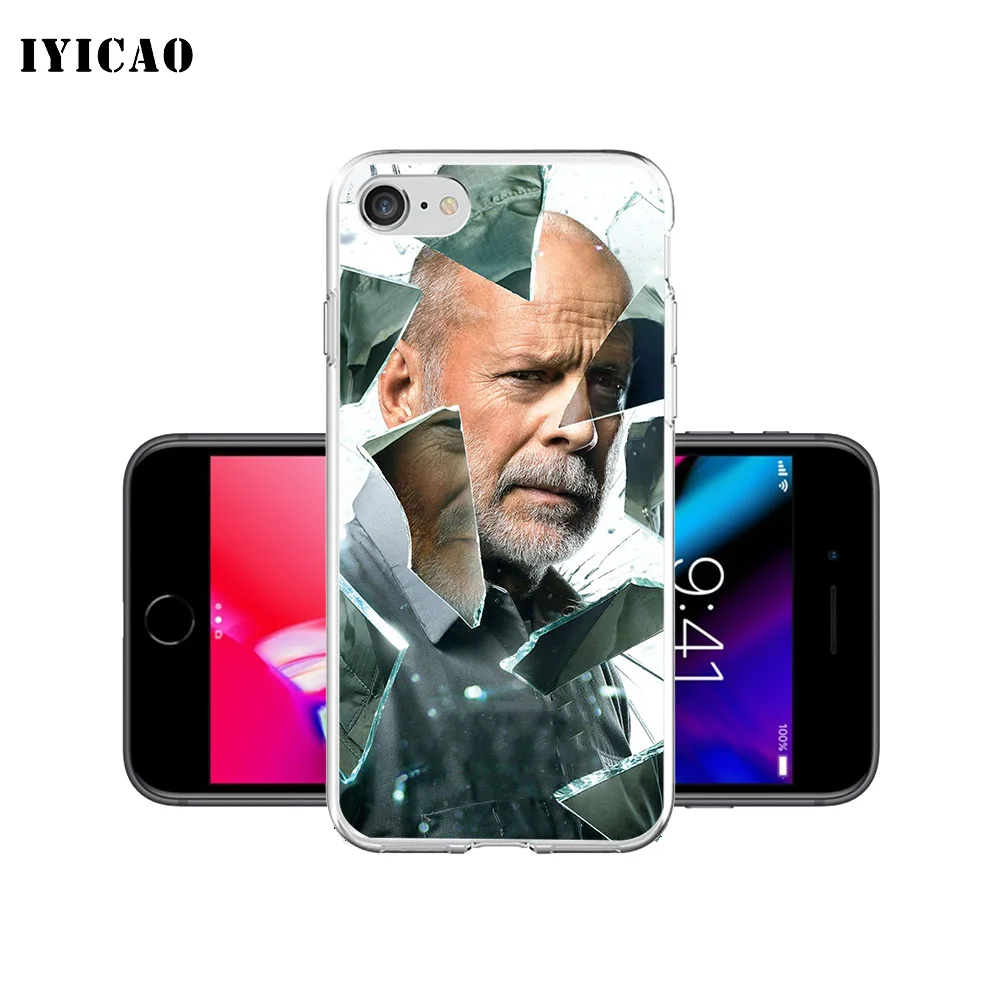 IYICAO стеклянный Мягкий силиконовый чехол для iPhone X XR XS MAX 6 6s 7 8 Plus 5 5S SE TPU | Мобильные