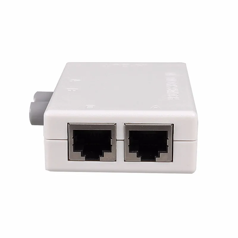 Мини коммутатор Flashcolor RJ45 с 2 портами сетевой поддержкой сети Ethernet двухканальный