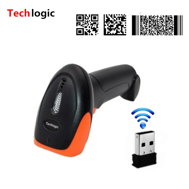 Сканер 2D Bluetooth беспроводной USB проводной сканер штрих-кода считыватель штрих-кода QR PDF417 Datametrix сканер кода супермаркет ридер - Цвет: Wireless scanner