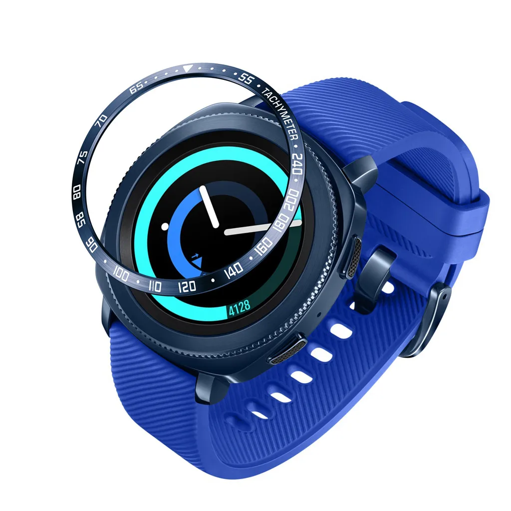 Модные украшения часов Аксессуары для samsung Galaxy Watch 42 мм, драгоценный камень кольцо клеющаяся крышка против царапин металл прочный роскошный