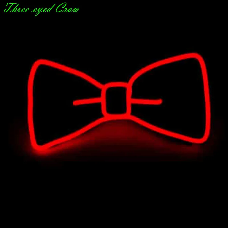 100 шт./лот Быстрая доставка Доступные мигающие галстуки бабочки СВЕТОДИОДНЫЙ