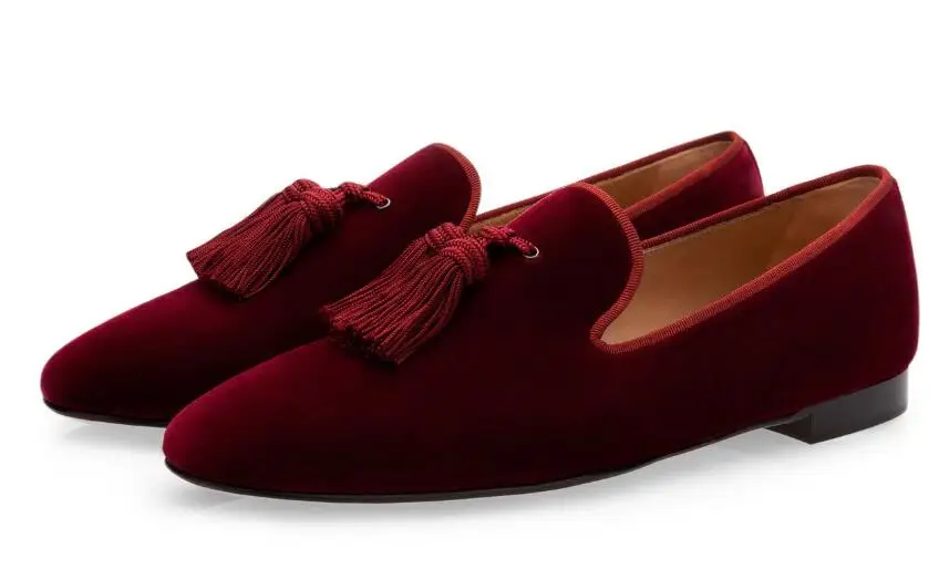 Fashion Men's Shoes Fringes Loafers Patent Suede Leather Flats Tassel Casual Men Party Dress Slippers Eu size 39-46 | Обувь