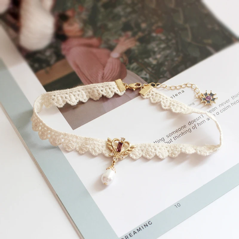 Женское Ожерелье с крыльями ангела модное ожерелье жемчугом в стиле Харадзюку 2019