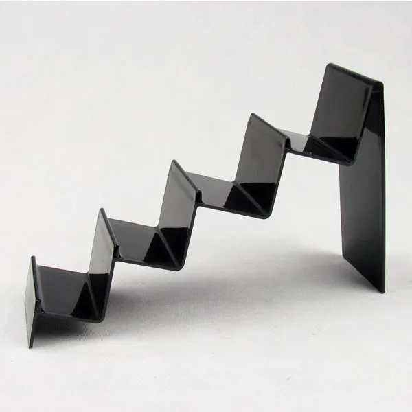 Оптовая продажа 3 черных пластиковых кошелька стенд держатель 4 яруса | Украшения