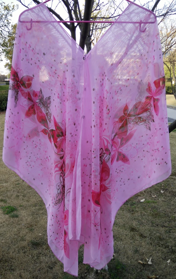 Лидер продаж 2016 летняя накидка на купальник шифоновая мягкая и гладкая с