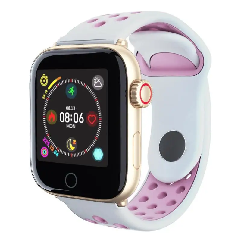 Pink White Z7 Смарт часы Bluetooth браслет IP67 водонепроницаемый монитор сна - Цвет: Pink White