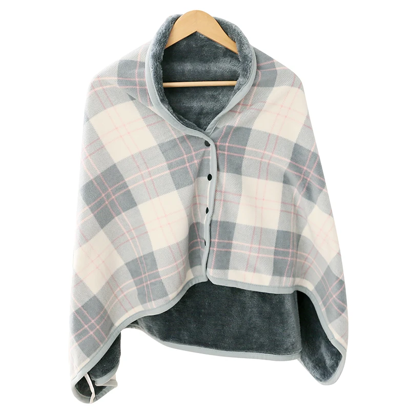 Blue Plaid Клетчатое флисовое Фланелевое плюшевое одеяло Bts Serape носимое одеяло шаль утепленное одеяло пледы Толстовка одеяло Buffalo Плед - Цвет: Blue Plaid