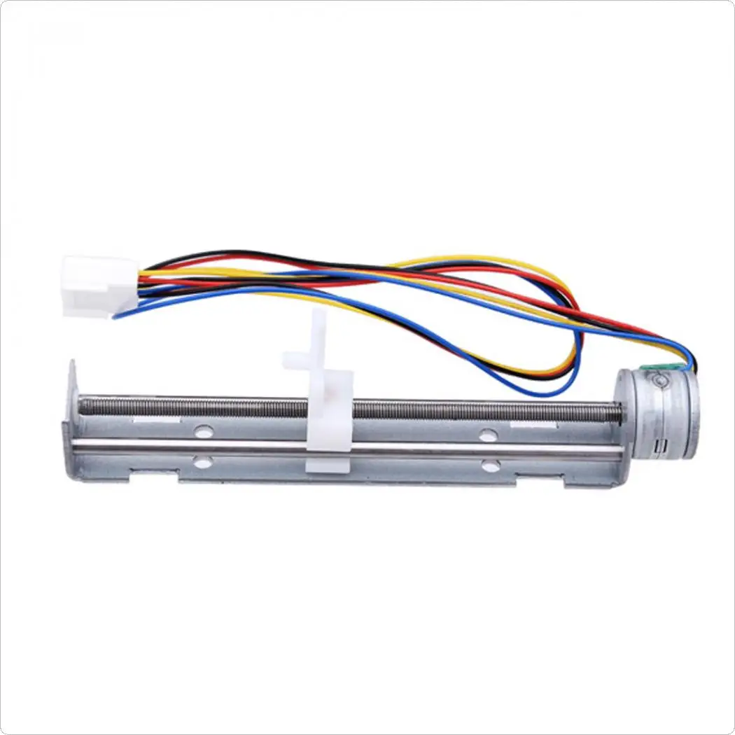 DC Motor 18 Degree Stepper Screw with Nut Slider + 2 Phase 4 Wire of 4-9V/500mA Driving Voltage | Обустройство дома