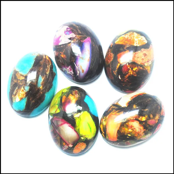 1 шт. уникальные горячие кабошоны из голубого камня Овальные Кабошоны 18x25 мм spcial