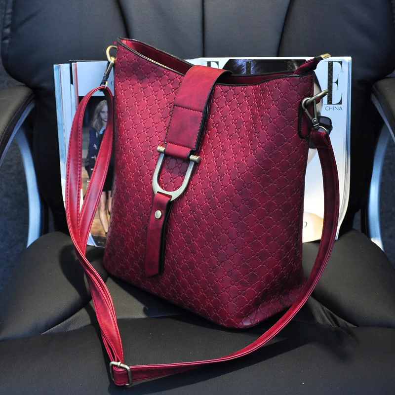 Сумка мессенджер из искусственной кожи для женщин сумка ведро школьные сумки