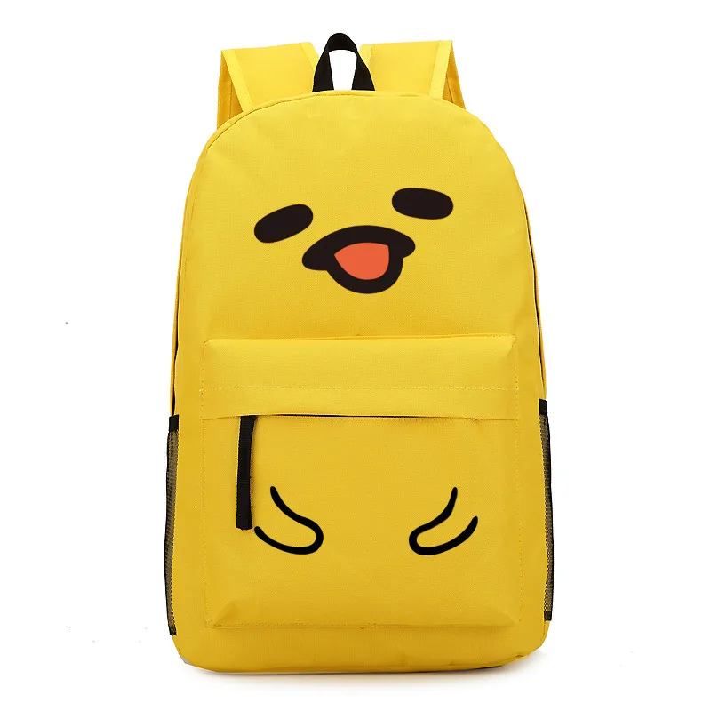 Gudetama Рюкзак Школьная Сумка для подростков девочек мальчиков Милая книжная сумка для ноутбука рюкзаки рюкзак Mochilas - Цвет: 1