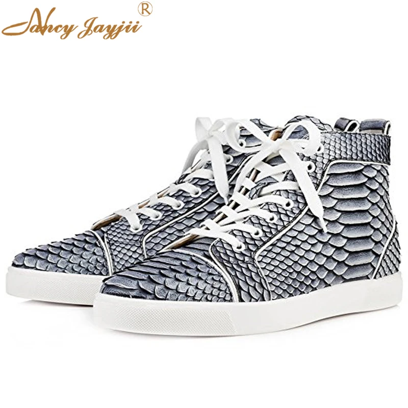 

Nancyjayjii Snakeskin Lace-Up Novelty Flats 2021 Women’S Home Office Casual Patent Leather Flats Ladies Cross-Tied Shoes