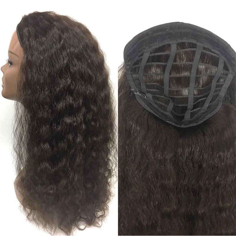 Парики из натуральных волос на кружевной основе натуральные черные парики 150%