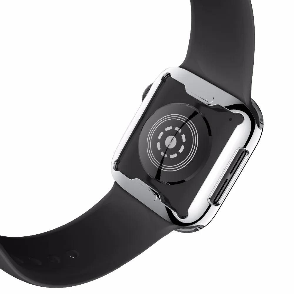 Мягкий прозрачный чехол для Apple Watch Series 4, тонкий Чехол 40 мм, 44 мм, ТПУ, мягкий чехол для Apple Watch, защитный чехол