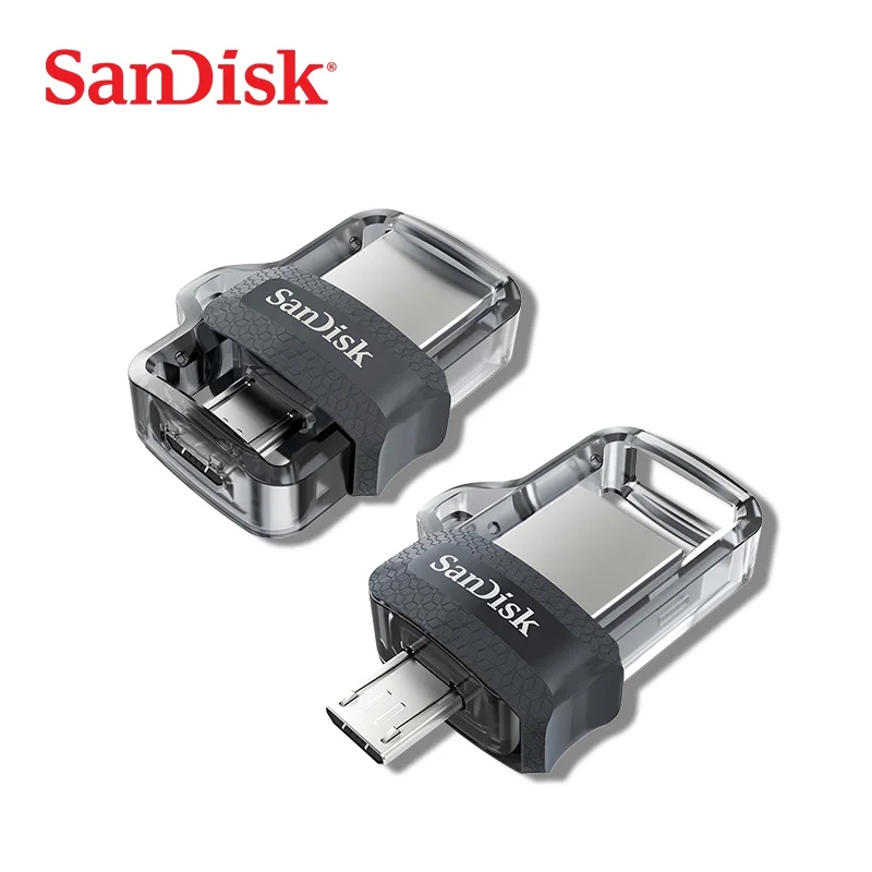 USB 3 0 флеш накопитель для OTG устройств Sandisk двойной 32 Гб 64 128 ГБ высокоскоростной 256