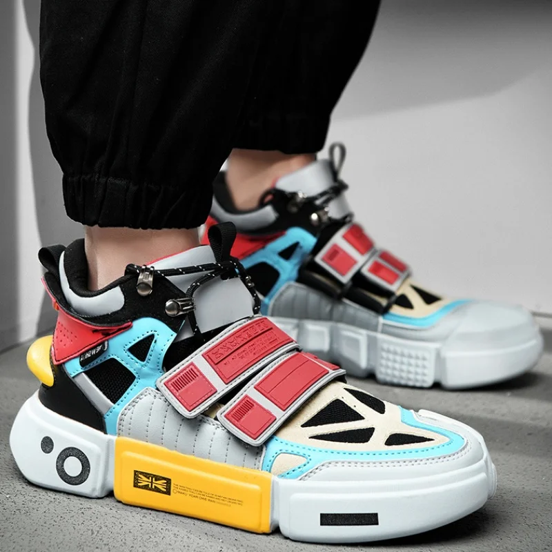 Новинка Повседневная обувь в римском стиле сезон весна модные мужские кроссовки