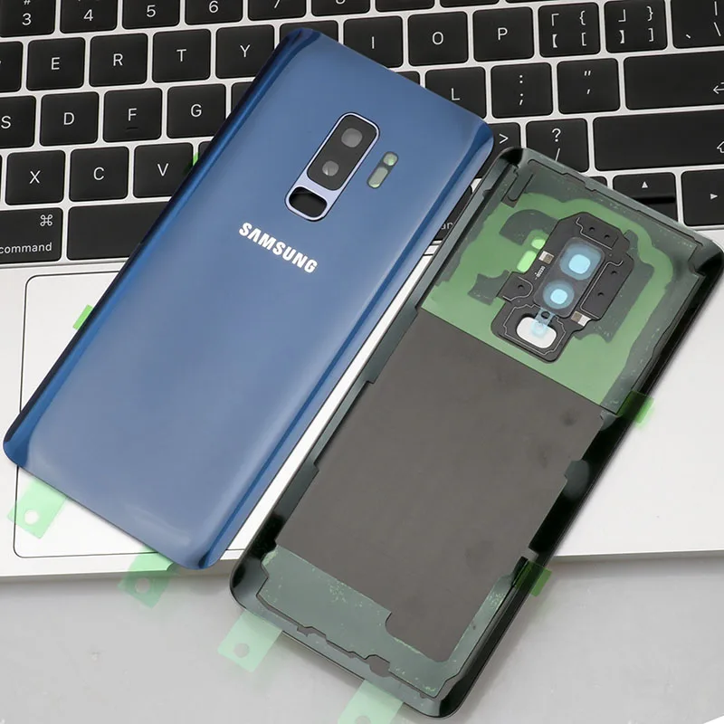 6," чехол на заднее стекло для samsung Galaxy S9 PLUS G965F задняя крышка на батарейку для samsung S9 PULS объектив камеры - Цвет: S9 Plus Blue