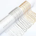 REGELIN, ЗолотаяСеребрянаяродиевая, длина 40 см, застежка-лобстер, металлическая цепочка, ожерелье, простое ожерелье, цепочка, сделай сам, ювелирные изделия 12 шт.лот