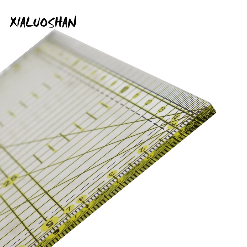 Офисные школьные линии для рисования 15x30 см DIY основные Выделенные линейки для пэчворка толщиной 3 мм акриловый материал инструмент для рисования линейки