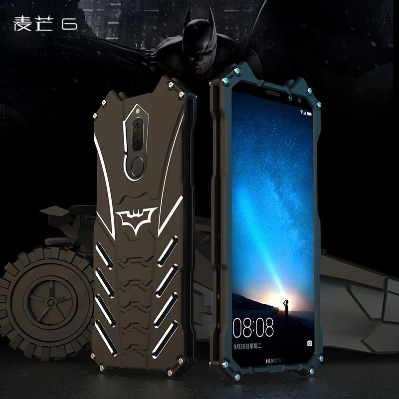 Параметры WHATIF Роскошный Алюминиевый металлический корпус для huawei Коврики 10 Lite