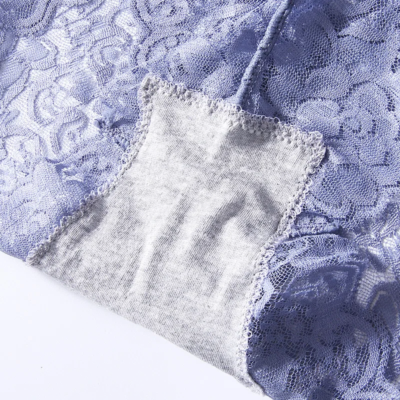 3 шт./лот Трусики с высокой талией женское сексуальное кружевное ажурное