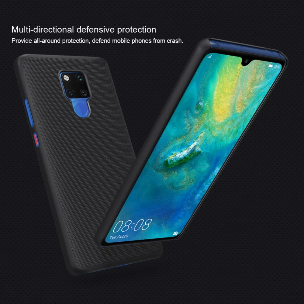 Чехол-накладка для huawei mate 20 x NILLKIN матовый щит PC Матовая жесткая задняя крышка Подарочный держатель для телефона для huawei mate 20X чехол s