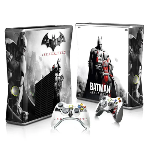 YS-XBOX360 Slim 0065 Бэтмен Джокер и Супермен кожи наклейка для Xbox 360 Slim консоль и контроллеры Скины стикеры s для Xbox360 тонкий винил - Цвет: YS-XBOX360 Slim 0065