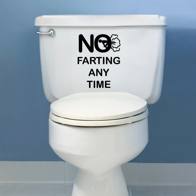 Черные английские креативные наклейки на стену сделай сам унитаз украшение для