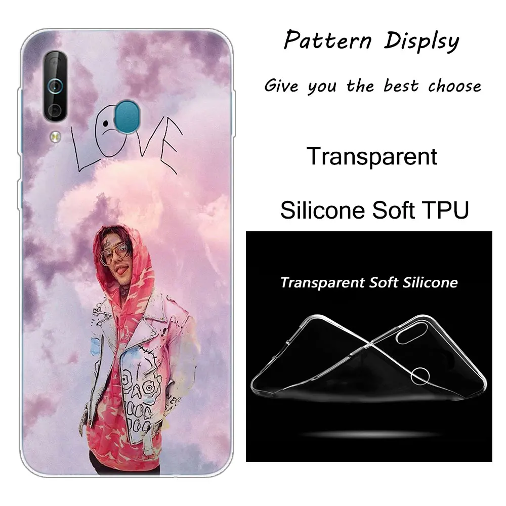 002 Lil открытым Rap хип силиконовый чехол для телефона для samsung Galaxy A80 A70 A60 A50 A40 A40S A30 A20E A2CORE M40 M30 M20 примечание 9 8 5 Мода - Цвет: 002