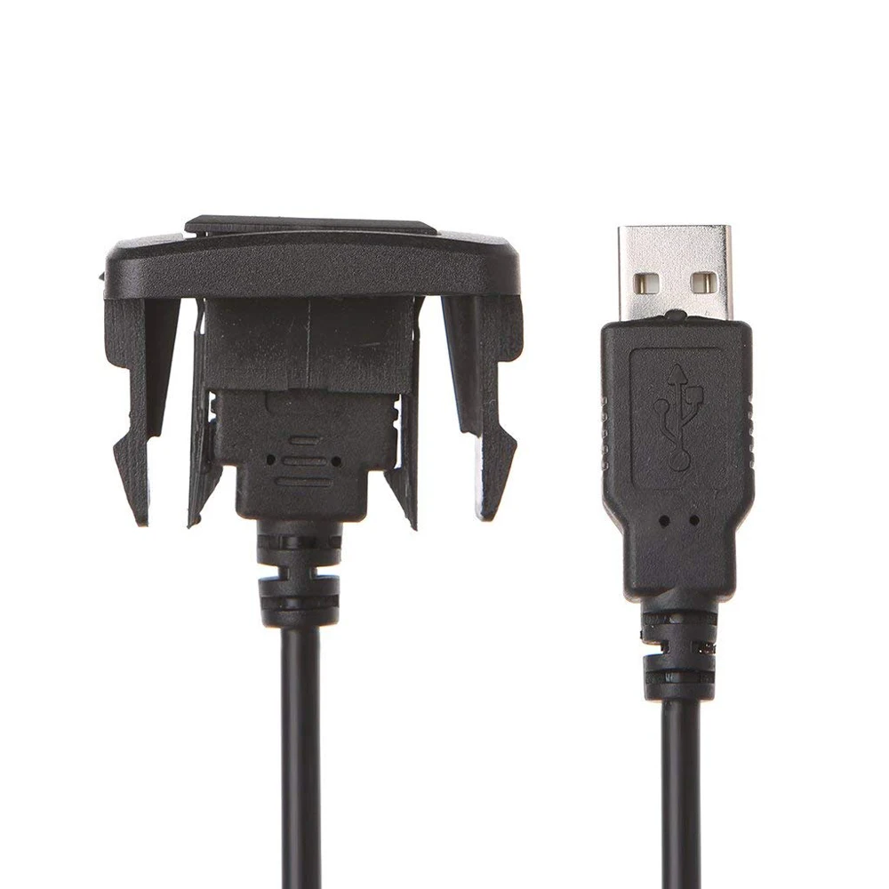 USB адаптер Biurlink для подключения кабеля к порту 12 24 В шнур зарядный Toyota VIGO