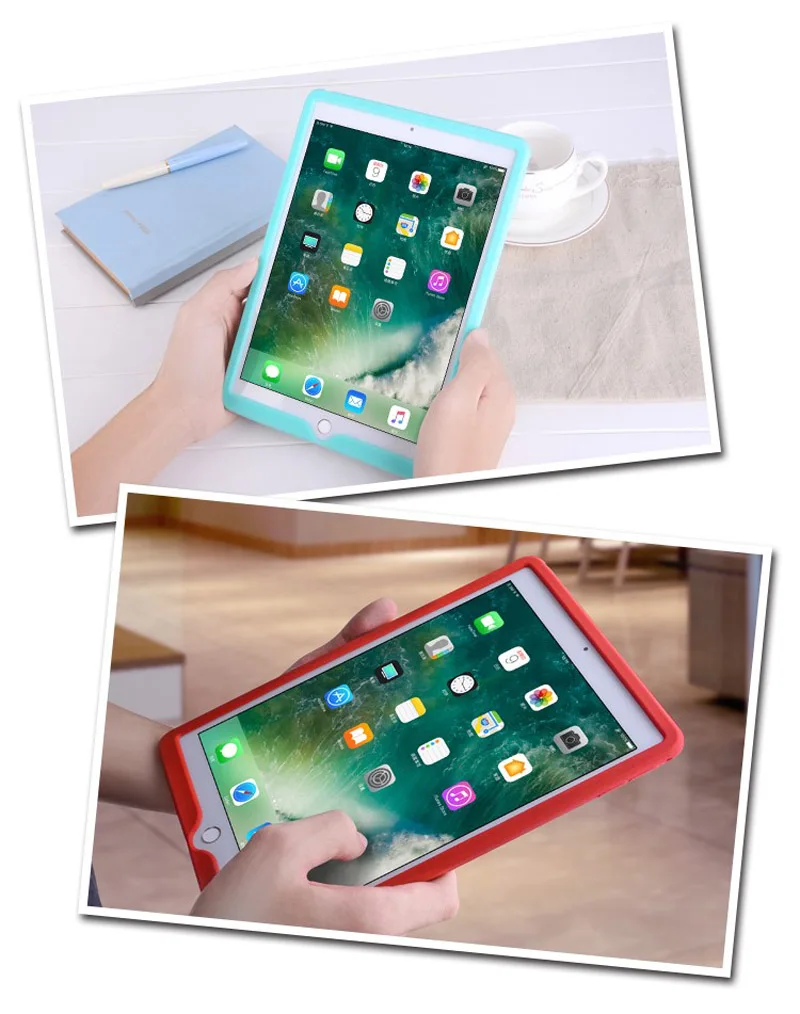 Чехол для планшета apple ipad Jelly Bean милый мягкий силиконовый резиновый защитный чехол для ipad 9,7 чехол Детский мягкий чехол