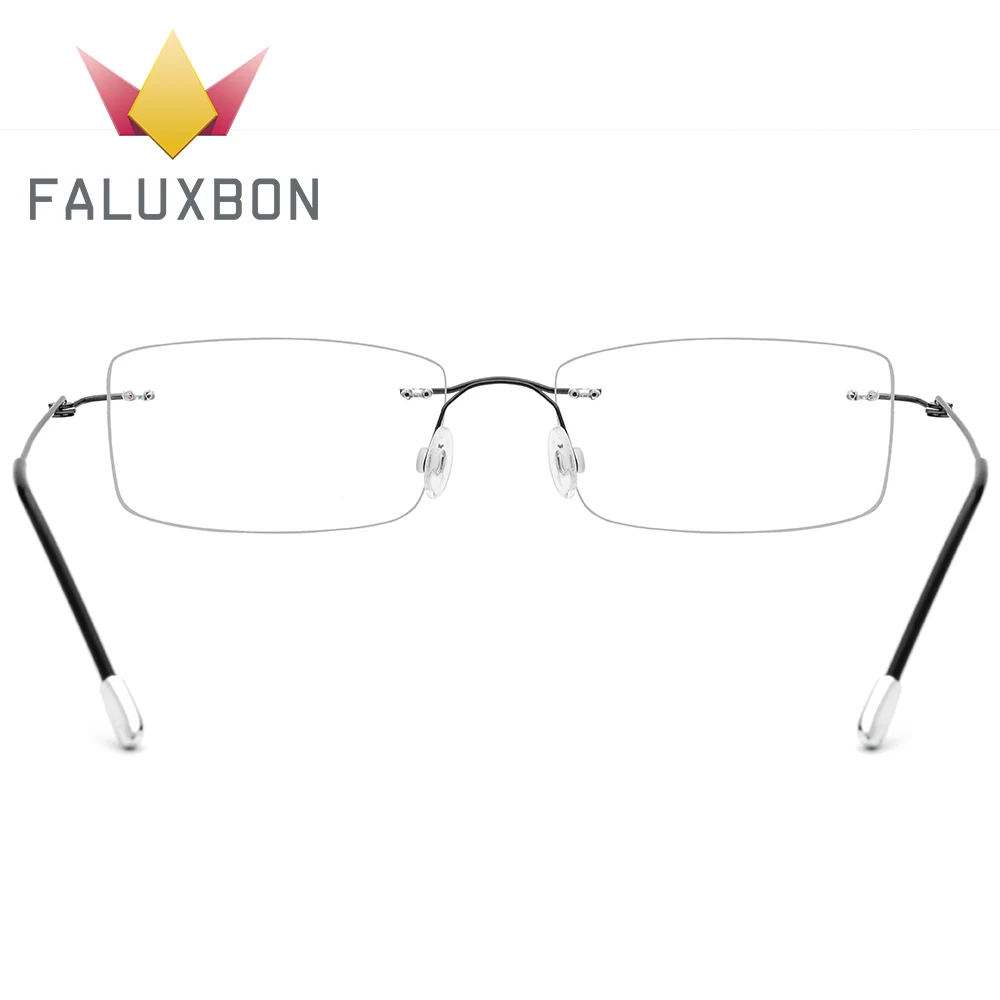 Прямоугольные оптические корректирующие очки при близорукости для мужчин из