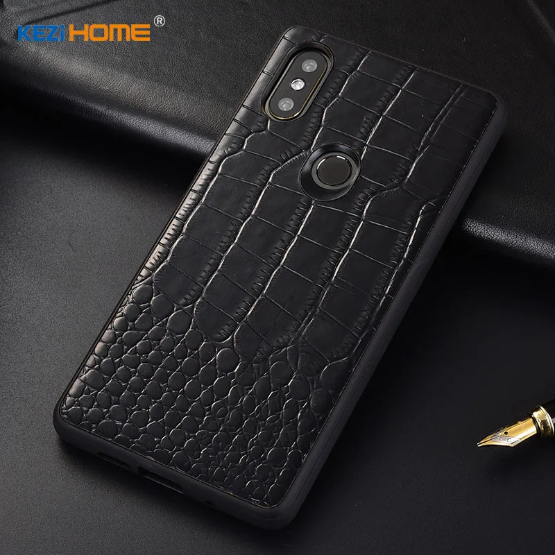 Чехол для Xiaomi mi 8 KEZiHOME крокодил текстуры натуральная кожа задняя крышка 6 21